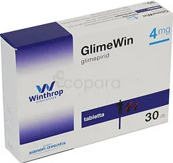GLIMEWIN 4MG BOITE DE 30 COMPRIMES