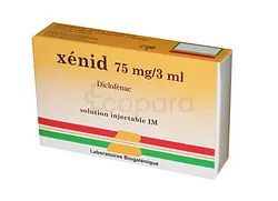 XENID 75MG 3ML PM BOITE DE 2 INJECTABLES