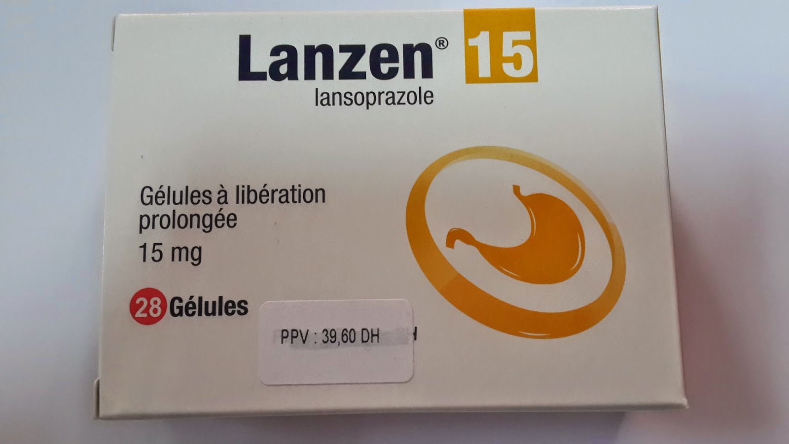 LANZEN 15MG BOITE DE 28 GELULES