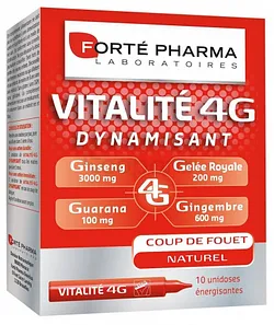 FORTE PHARMA ENERGIE VITALITE 4G GOUT MIEL-ORANGE BOITE DE 10