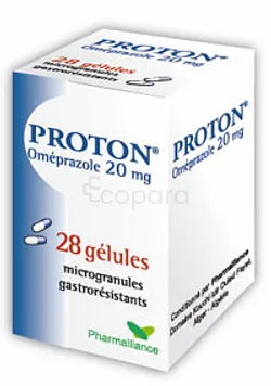PROTON 20MG BOITE DE 28 GM GELULES MV