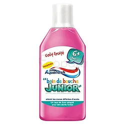 AQUAFRESH JUNIOR MOUTHWASH +6ANS 300ML GOUTE FRUITE