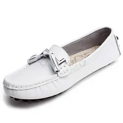 CONFORT LINE MOCASSIN PLAT BLANC TAILLE 36