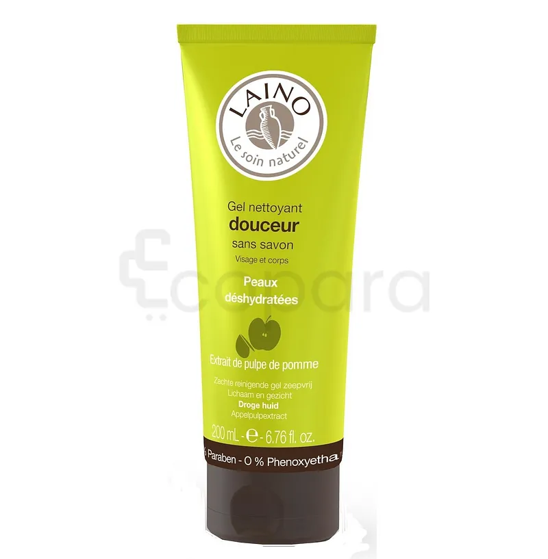 LAINO GEL NETTOYANT PULPE DE POMME 200ML