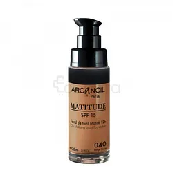 ARCANCIL MATITUDE FOND DE TEINT LIQUIDE MATITE 12H SPF15 NUMERO 040