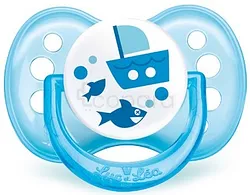 LUC ET LEA SUCETTE SILICONE +6MOIS BATEAU