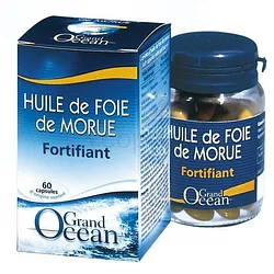 GRAND OCEAN HUILE DE FOIE DE MORUE BOITE DE 60 CAPSULES