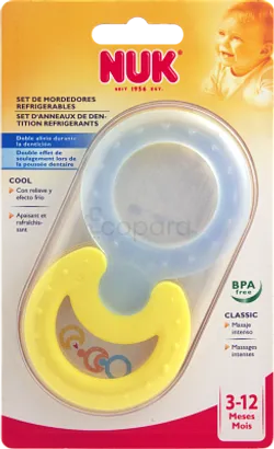 NUK ANNEAU DE DENTITION MORDEDOR REFRIGERABLE 3-12MOIS REFERENCE 1344