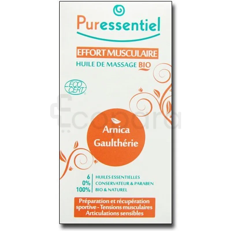 PURESSENTIEL ARTICULATIONS & MUSCLES EFFORT MUSCULAIRE HUILE DE MASSAGE 100ML