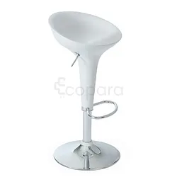 TABOURET AVEC REPOSE PIEDS NOIR