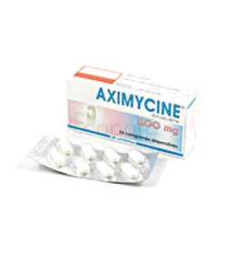 AXIMYCINE 500MG BOITE DE 24 COMPRIMES DISPERSIBLES