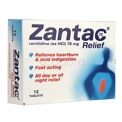 ZANTAC 75MG BOITE DE 12 COMPRIMES EFFERVESCENTS