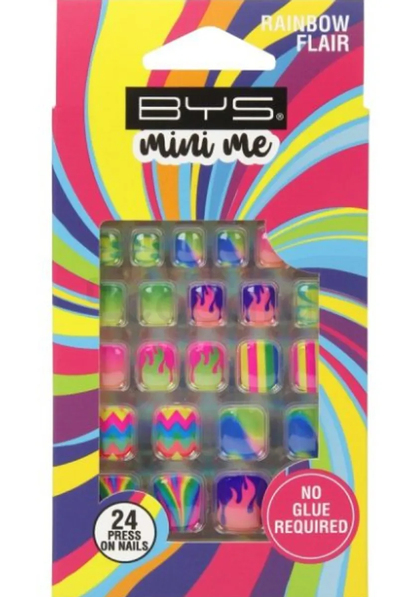 BYS MINI NAILS RAINBOW FLAIR