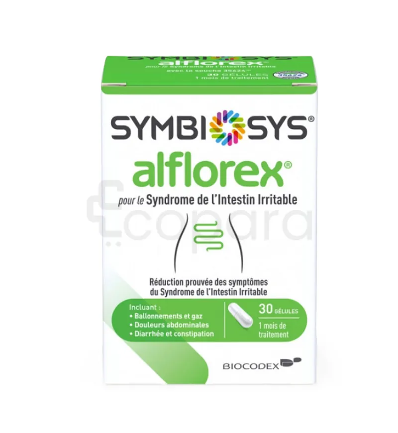 SYMBIOSYS BIOCODEX ALFLOREX BIFIDOBACTERIUM BOITE DE 30 GELULES