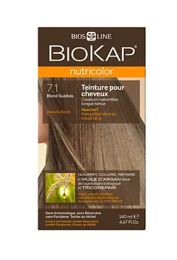BIOKAP NUTRICOLOR NUMERO 7.1 BLOND SUEDOIS
