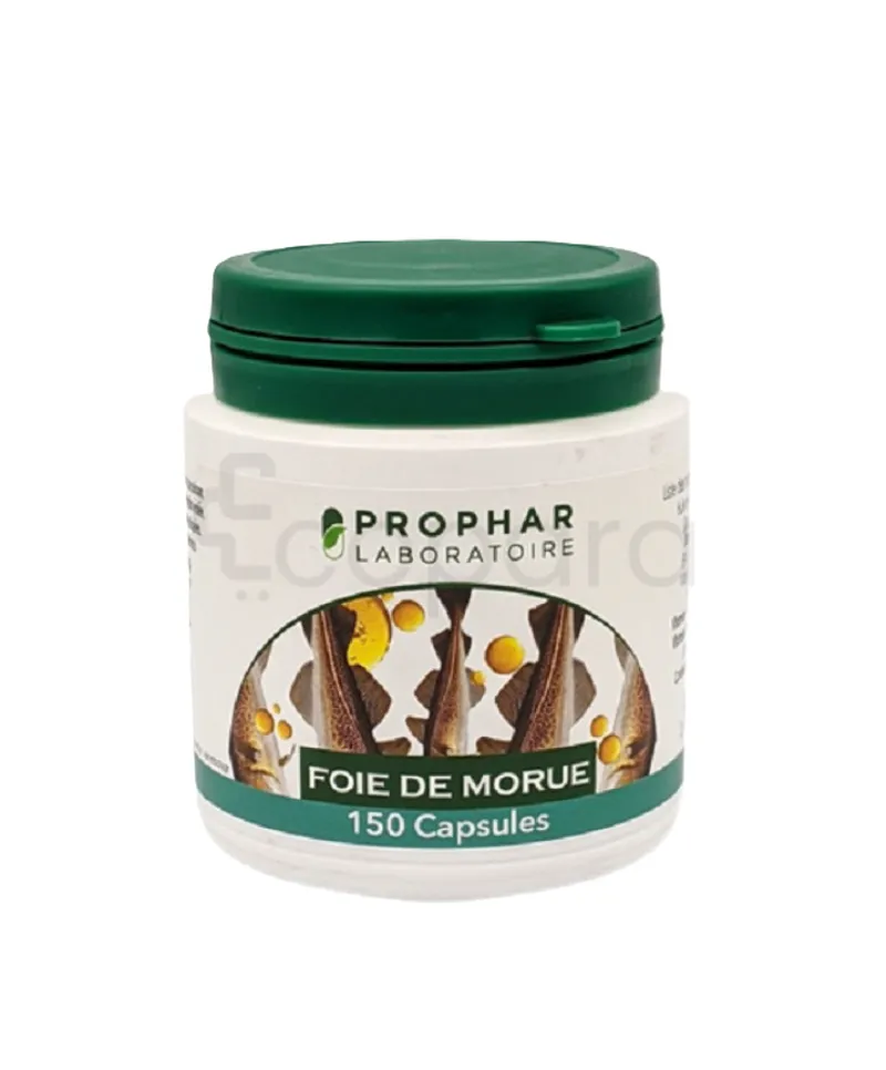 PROPHAR FOIE DE MORUE BOITE DE 100 CAPSULES