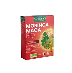 SANTAROME MORINGA MACA BIO BOITE DE 20 AMPOULES