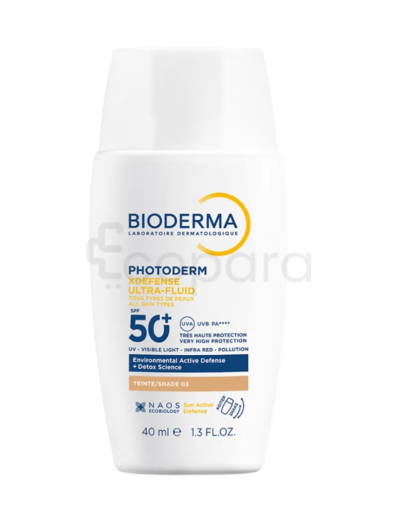 BIODERMA PHOTODERM XDEFENSE ULTRAFLUID SPF50+ TEINTE 03 40ML