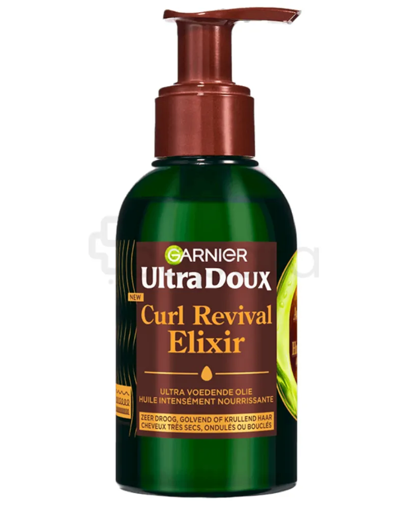 GARNIER ULTRA DOUX CURL REVIVAL ELIXIR HUILE AVOCAT 120ML