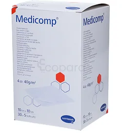 HARTMANN MEDICOMP S 40 COMPRESSE NON TISSE STERILES 10CM*10CM BOITE DE 150 REFERENCE 411060
