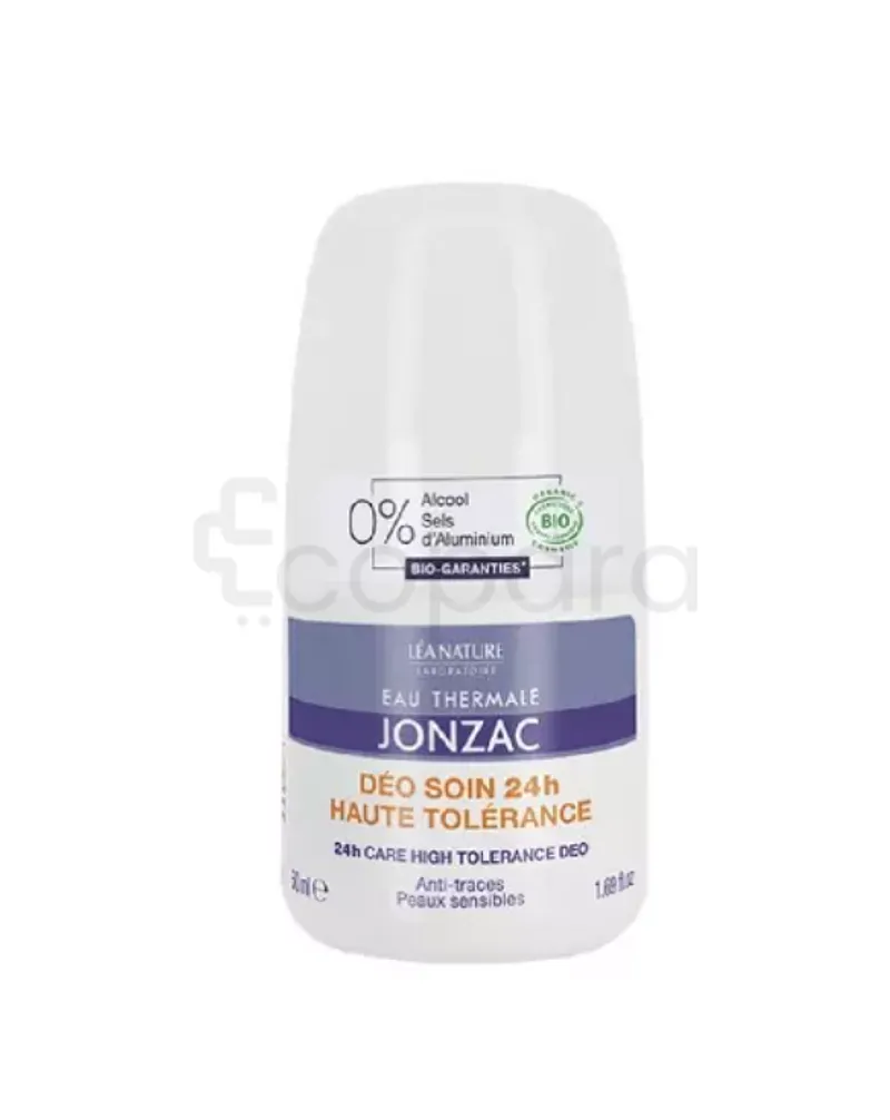 JONZAC EAU THERMALE DEODORANT SOIN 24H HAUTE TOLERANCE 50ML