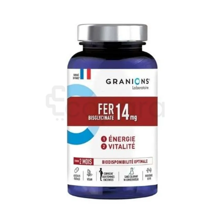 GRANIONS FER 14MG B60 GELULES