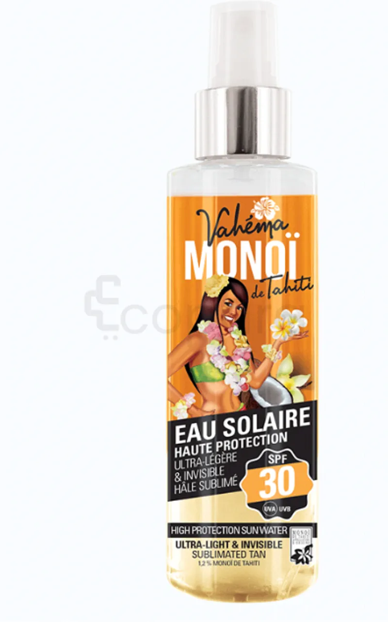 VAHEMA MONOI DE TAHITI EAU SOLAIRE HAUTE PROTECTION SPF30 140ML