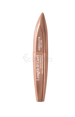 ABSOLUTE NEW YORK LENGTH & CURL HIGH IMPACT FIBER INFUSED MASCARA BLACK 13G REFERENCE MEMS02