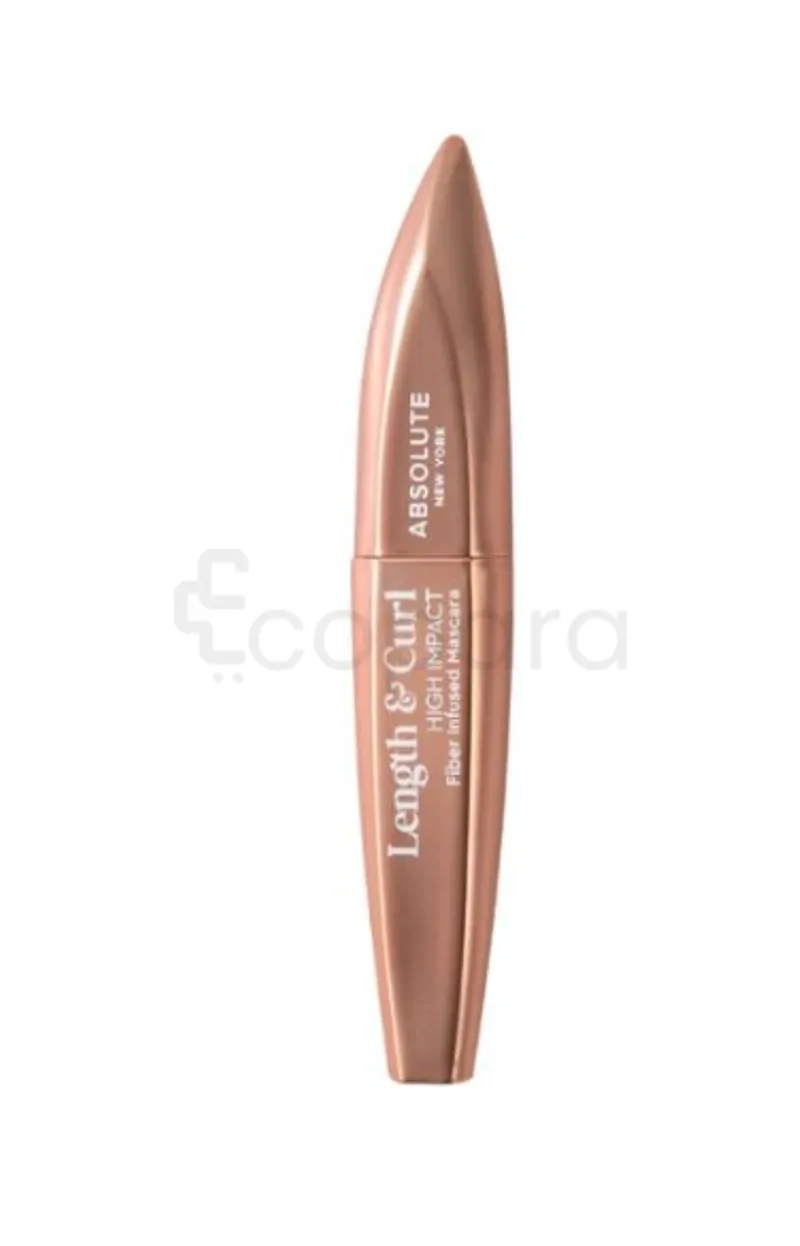 ABSOLUTE NEW YORK LENGTH & CURL HIGH IMPACT FIBER INFUSED MASCARA BLACK 13G REFERENCE MEMS02