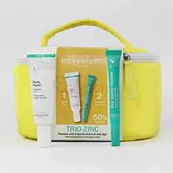 NOVEXPERT PACK TROUSSE FLUIDE PURTE TRIO ZINC 30ML + STOP BOUTON 7ML
