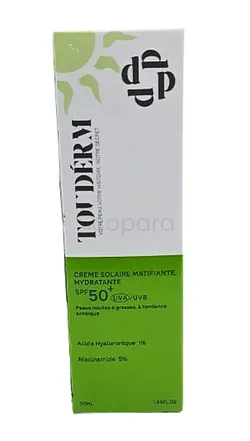 TOUDERM CREME SOLAIRE MATIFIANTE SPF50+ 50ML