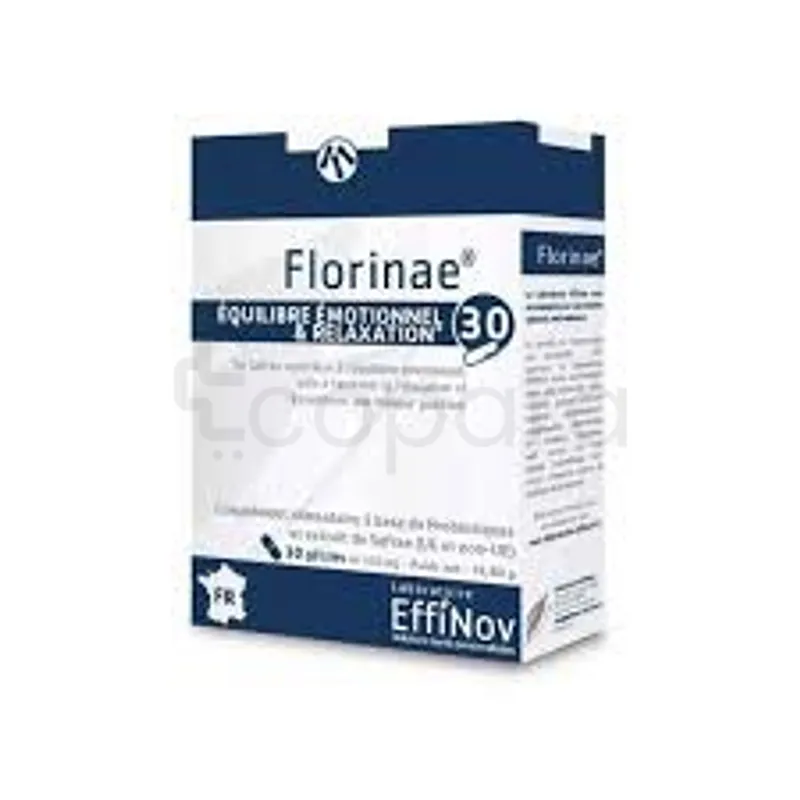 EFFINOV FLORINAE EQUILIBRE EMOTIONNEL ET RELAXATION BOITE DE 30 GELULES