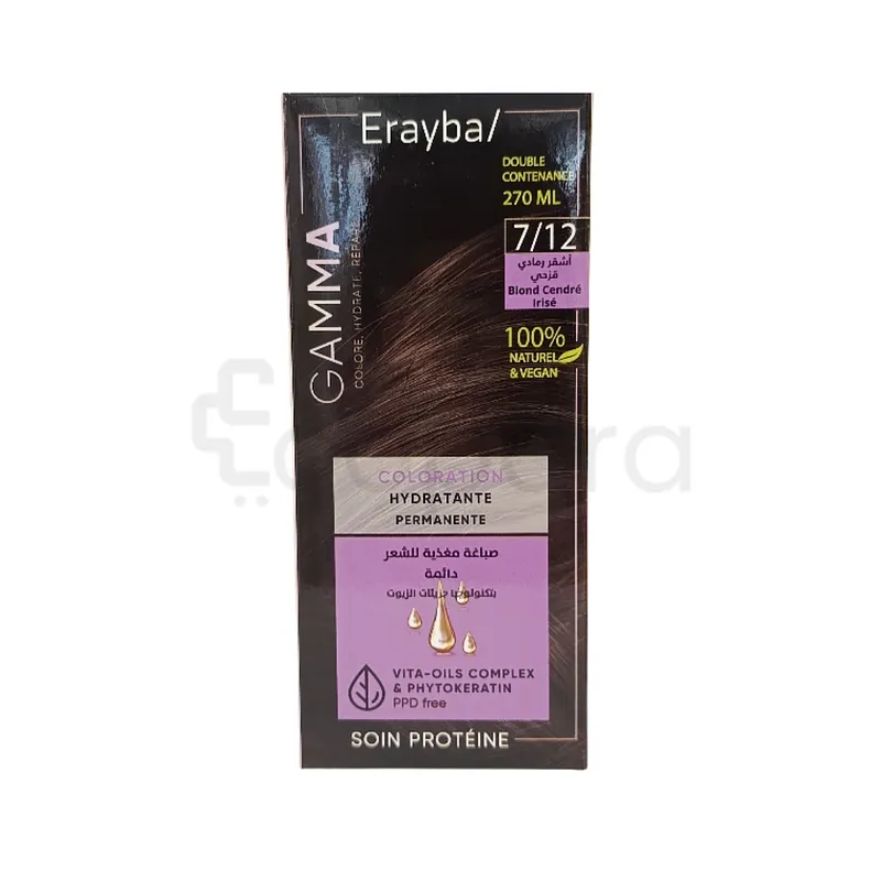 ERAYBA GAMMA NEXT BLOND CENDRE IRISE 7/12 100ML