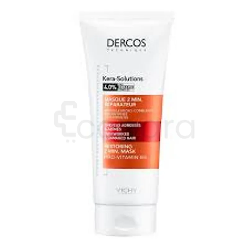 VICHY DERCOS KERA-SOLUTIONS 4.0% MASQUE 2 MINUTES REPARATEUR CHEVEUX SECS ET ABIMES 200ML