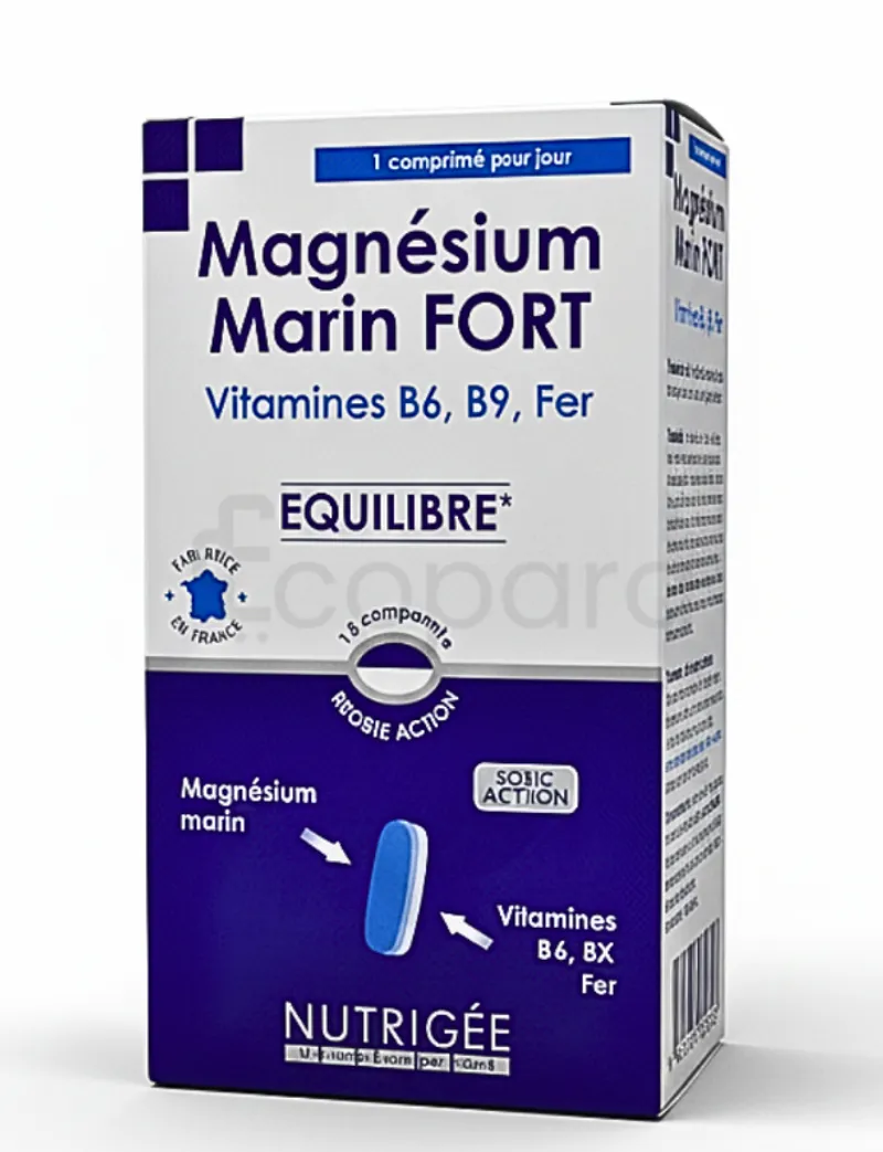 NUTRIGEE MAGNESIUM MARIN FORT BOITE DE 30 COMPRIMES