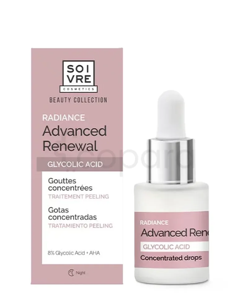 SOIVRE GOUTTES GLYCOLIQUE ACIDE PEELING ADVANCED RENEWAL 15ML