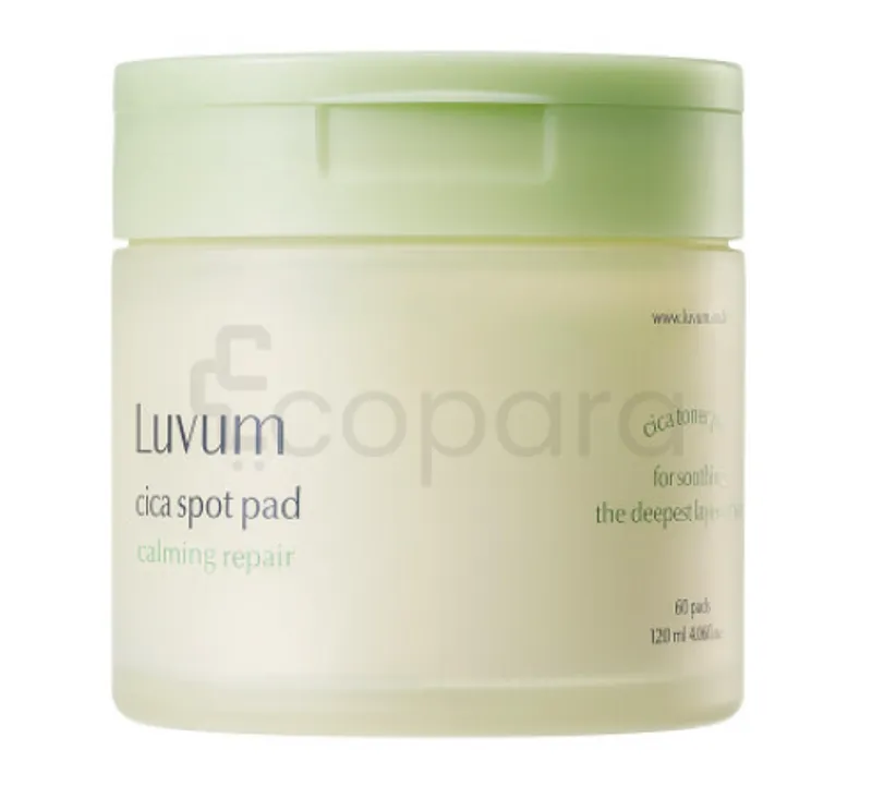 LUVUM CALMING REPAIR CICA SPOT PAD BOITE DE 60