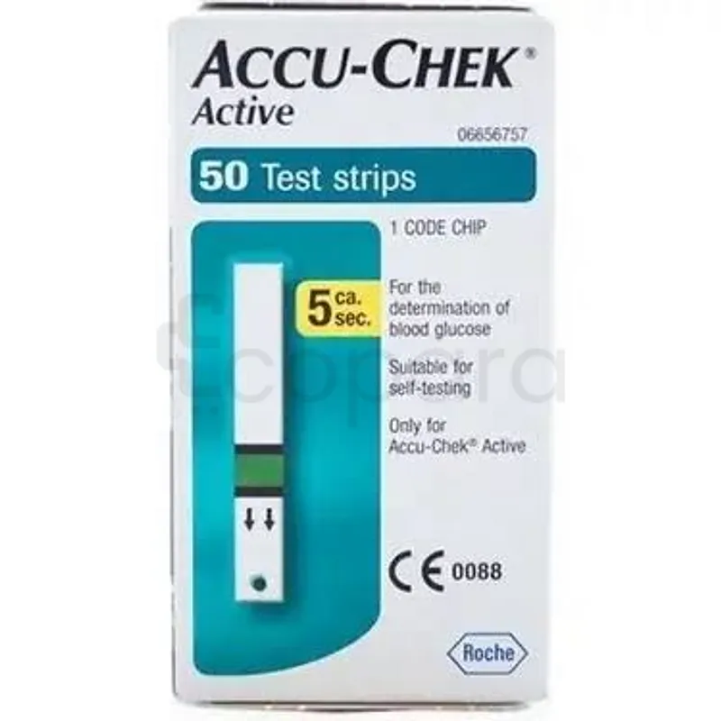 ACCU-CHEK ACTIVE BANDELETTES BOITE DE 50