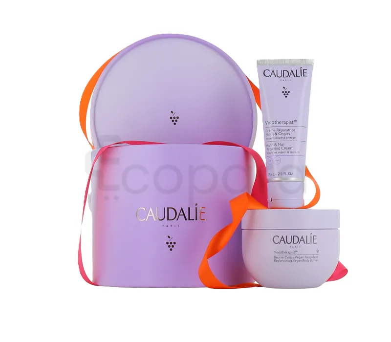 CAUDALIE PACK VINOTHERAPIST BEURRE CORPS VEGANRELIPIDANT 250ML + VINOTHERAPIST CREME REPARATRICE 75ML