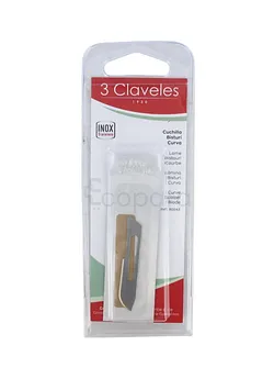 3 CLAVELES LAME BISTOURI COURBE REFERENCE 80243