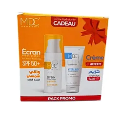 MDC PACK ECRAN SOLAIRE PEAUX SECHES SPF50+ 50ML + CREME HYDRA MAX 30ML OFFERTE