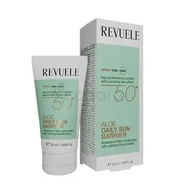 REVUELE ALOE DAILY SUN BARRIER SPF50 VERT 50ML