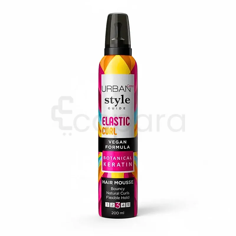 URBAN CARE STYLE ELASTIC CURL HAIR MOUSSE 200ML