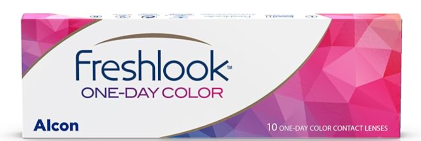 FRESHLOOK ONE-DAY COLOR CONTACT LENSES GREEN REFERENCE N0716751202801 BOITE DE 10