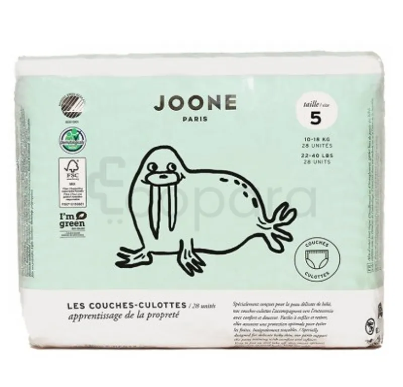 JOONE COUCHES CULOTTES TAILLE 5 10-180KG ROSE CHERI BOITE DE 28 REFERENCE 0022