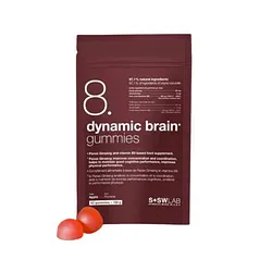 S+SWLAB 8 DYNAMIC BRAIN GUMMIES 126G 42 GUMMIES GOUT POMME BOITE DE 42 GOMMES