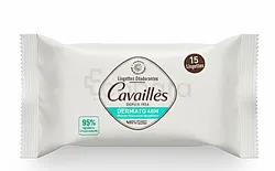 CAVAILLES LINGETTES DEODORANTES DERMATO 48H BOITE DE 15