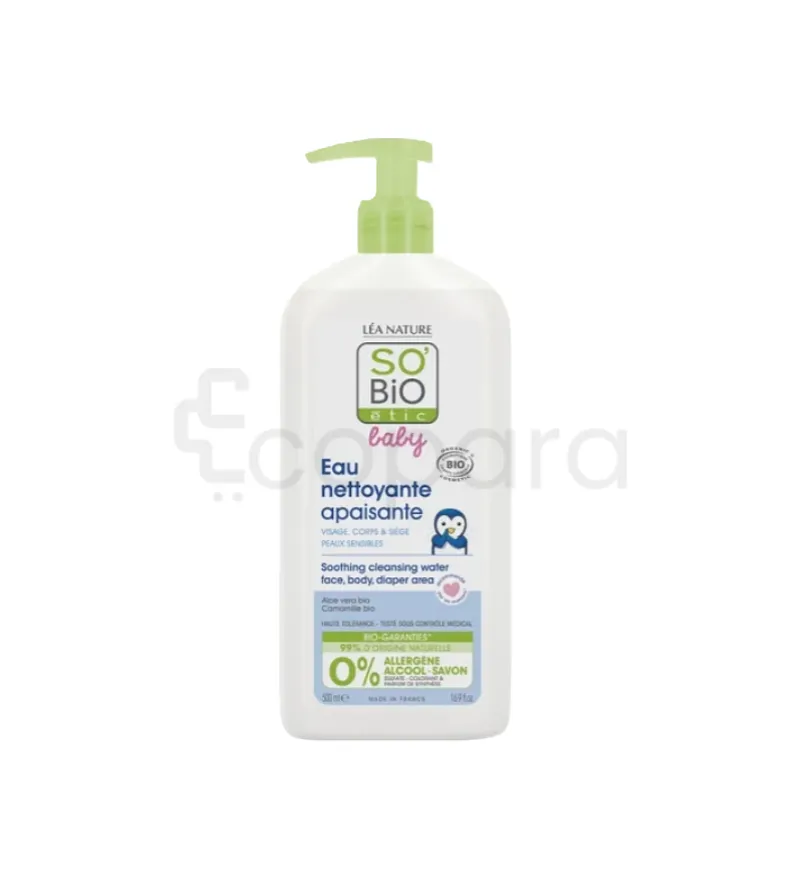 SO'BIO ETIC BABY EAU NETTOYANTE 500ML