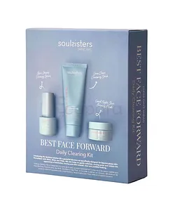 SOUL SISTERS SKINCARE CLEAR DAYS AHEAD BEST FACE FORWARD DAILY CLEARING KIT