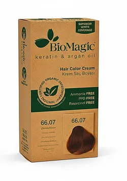 BIOMAGIC HAIR COLOR CREAM NUMERO 66/07 CHATAIN CHOCOLAT 250G